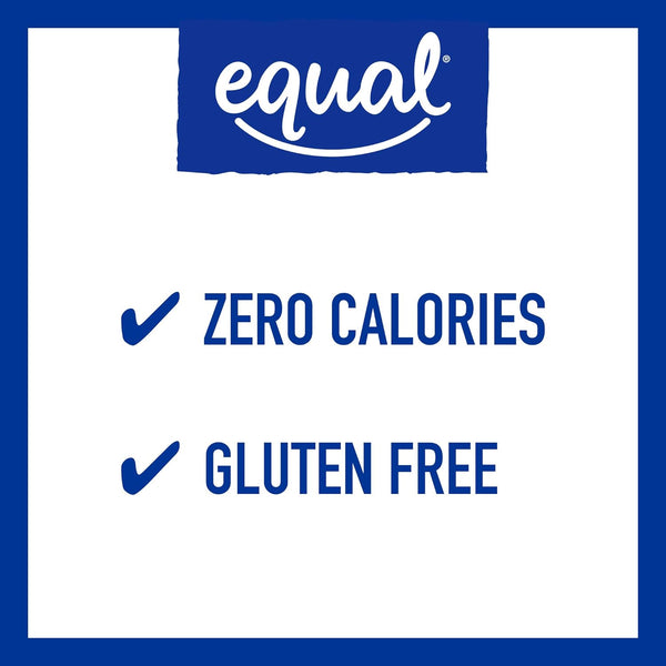 Equal 0-Calorie Sweetener Packets, Aspartame & Acesulfame-K, Zero Calorie Sugar Alternative, 800 Ct