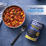 Goya Foods 15.5 Ounce Black Beans, 8 Pack, Gluten Free, Low Fat, Kosher