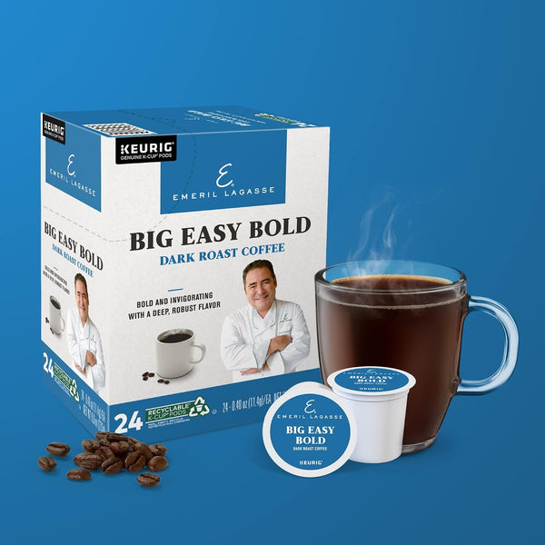 Emeril Big Easy Bold Keurig Single-Serve K-Cup Pods, Dark Roast Coffee