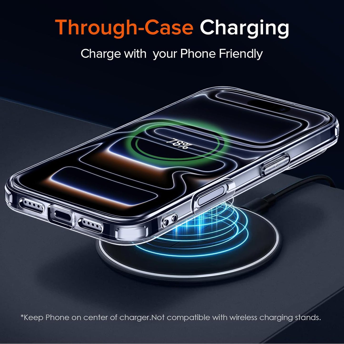 ivoler 3-in-1 Clear Case Designed for iPhone 17 Pro Max 6.9'' 2025 with 2 Pack Tempered Glass Screen Protector Full Camera Protection, Military Shockproof Hard Back Slim for 17 Pro Max Cover - Clear
