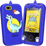 Kids Smart Phone for Girls, Christmas Birthday Gifts for Girls Age 3-10 Kids Toys Cell Phone, 2.8" Touchscreen Toddler Learning Play Toy Phone with Dual Camera, Game, Music Player, 8GB Card Purple