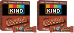 KIND Dark Chocolate Nuts & Sea Salt Bars, Gluten Free, Low Sugar, High Fiber, 12 Count