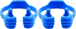 HONSKY Thumbs-Up Phone Stand for Tablets, E-Readers and Smart Phones – Green/Purple – 2 Count
