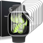 LK 6 Pack for Apple Watch Series 11/ Series 10 Screen Protector 42mm - Anti-Scratch, Self-Healing Soft TPU Screen Protector for Apple Watch 42mm, Bubble Free, HD Transparent, Touch Sensitive