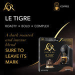 L'OR Coffee Pods, 10 Count Le Tigre Dark Roast Blend, Compatible with L'OR BARISTA System