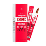 Chomps Grass-Fed Beef Jerky Snack Sticks 10-Pack, 10g Protein, Gluten-Free, Zero Sugar