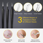 boxoyx 10 pcs pimple remover comedone extractor kit with box for quick and easy removal