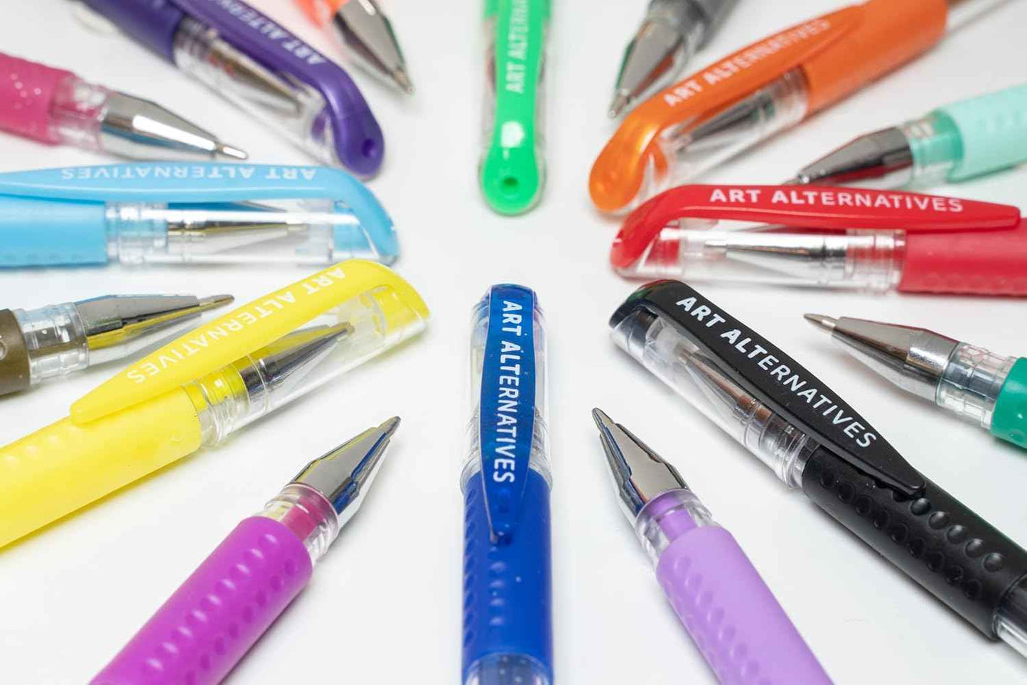 Art Alternatives Gel Pen, Metallic Pink - Ballpoint - Non-Smear + Quick Dry - Writing, Drawing, Coloring, Journal, Planner