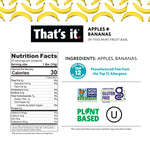 Fun Size Fruit Bars Variety Pack, 50 Pieces, 10g Each, Non-GMO, Kosher, Gluten Free