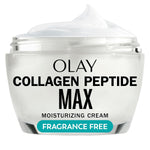 olay collagen peptide face moisturizer, firming cream for women, fragrance-free, non-greasy, hydrating and anti-aging skin care