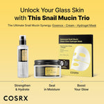 cosrx snail mucin 92% face moisturizer, 3.52 oz, lightweight, korean skin care cream
