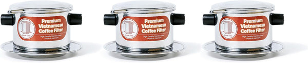 Vietnamese Coffee Filter Set made of stainless steel, 8 oz capacity