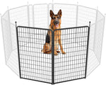 FXW Rollick Unleashed Dog Playpen for Indoor, Yard, RV Camping, 24 inch 8 Panels for Small and Puppy Dogs, Black│Patented