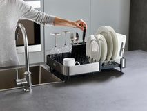 Joseph Joseph Extendable Dish Drying Rack with Dual Parts - Stainless Steel