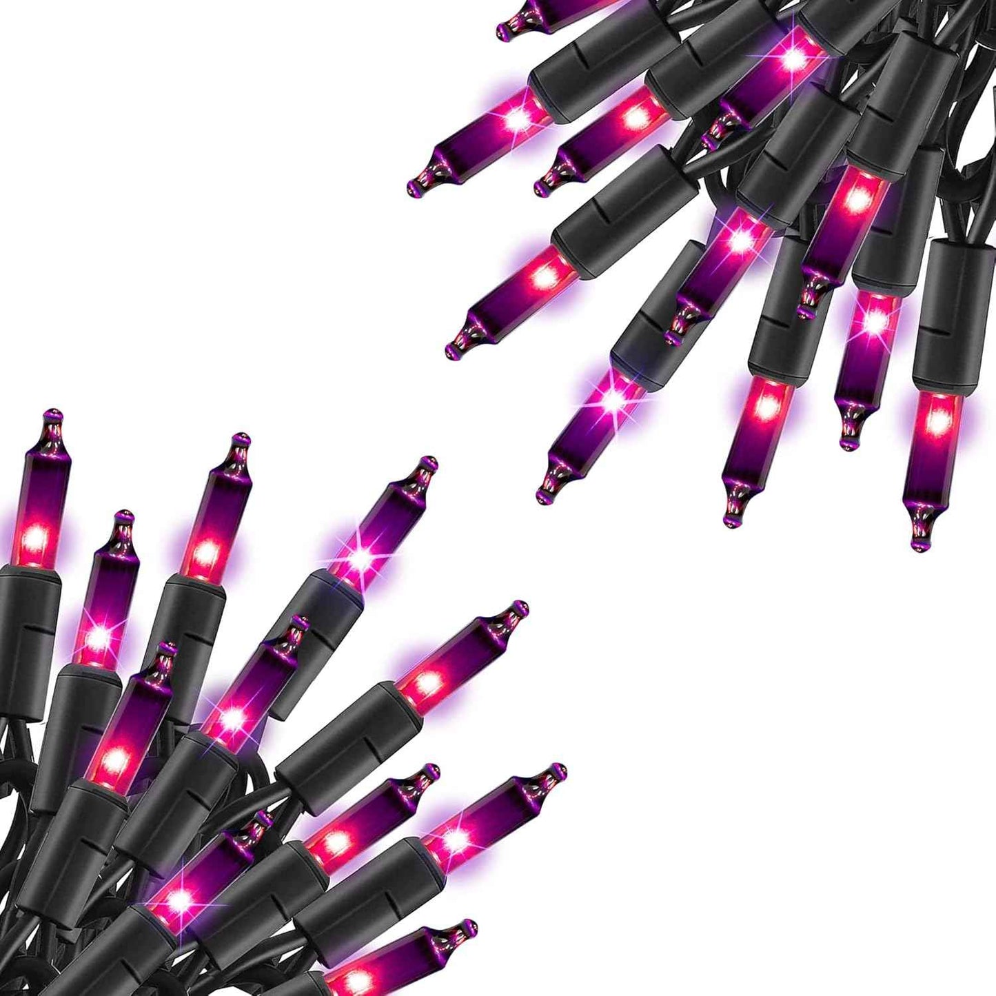 TW SHINE Warm White Christmas Lights Outdoor, 20FT 100 Count Incandescent Christmas Light Indoor, Waterproof Christmas Tree String Lights for Xmas Decorations