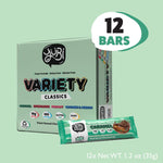 YuBi Bars Variety Pack, 12 Pack, 14.8oz, Gluten Free, Dairy Free, Non-GMO, Low Sugar, Low Carb