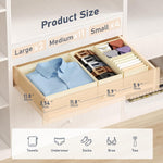 18-pack drawer organizer for nursery and bedroom storage