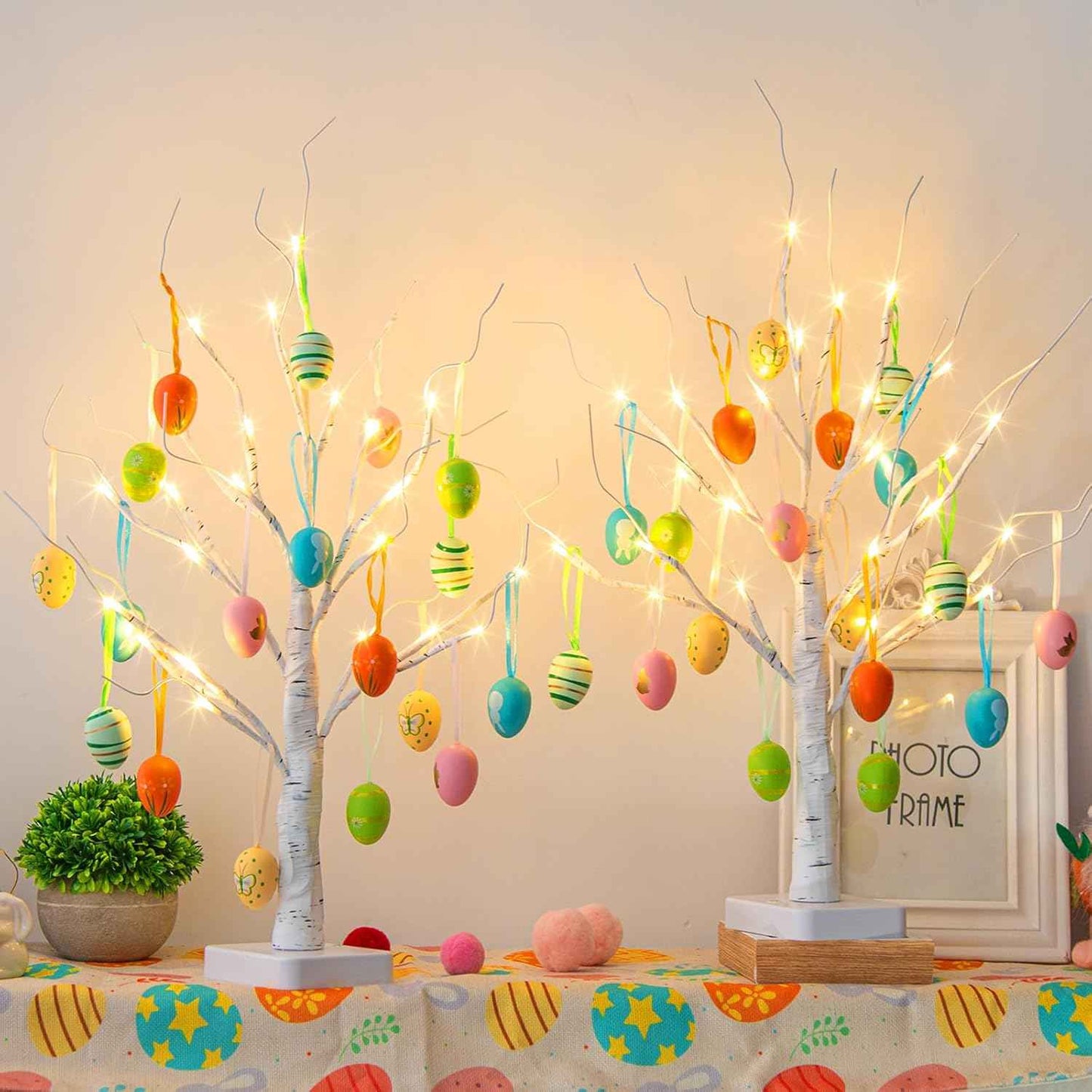 PEIDUO Fairy Lights Spirit Tree, 2PK Bonsai Tree Light, 108 LED Warm White Fairy Light Trees for Room Decor, Artificial Tree with 9 Modes for Christmas Decorations Indoor Home Decor