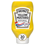 Heinz Yellow Mustard - 20 oz Bottle - Thick, Tangy Flavor, Kosher, SNAP Eligible