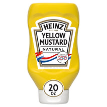 Heinz Yellow Mustard - 20 oz Bottle - Thick, Tangy Flavor, Kosher, SNAP Eligible