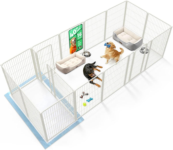 fxw homeplus unleashed 24 inch 6 panels dog pen black patented
