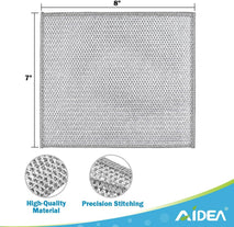 AIDEA Non Scratch Wire Dishcloth 24PK, Wire Dishwashing Rag for Wet and Dry, Dish Cloths for Washing Dishes, Cleaning Pads Steel Scrubber for Cookware, Sinks, Dishes, Stove Tops, 7"×8"
