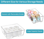 Vtopmart Stackable Storage Drawers for Bathroom and Home Organization
