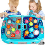 whack game mole for toddlers with sound and light, interactive educational toy for 3-12 year old boys and girls