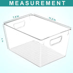 Utopia Kitchen Clear Pantry Organizers and Storage Bins 6 Pack
