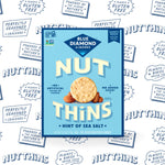 Blue Diamond Almonds Nut Thins Gluten Free Cracker Crisps, Hint of Sea Salt, 4.25 Oz Boxes (Pack of 6)