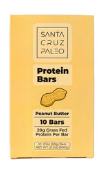 Grass-Fed Whey and Collagen Protein Bar, 20g Protein, Chocolate Flavor, Pack of 10