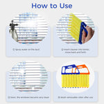 4Pcs Window Venetian Blind Cleaner Duster Tool Set for Home Office
