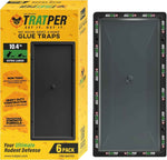 Glue Traps for Mice,Rat,Mouse,Snake,Lizard,Insect. 10 Pack. Extra Strength,Pre-Baited Adhesive.Heavy Duty Plastic Tray.Non-Toxic,Chemical-Free Pest Control for Home. 10Pack
