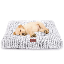 Soft Fluffy Pet Cushion Mat for Small Dogs, Anti-Slip Comfy Kennel Pad for Puppy Crates, 24x18 inches