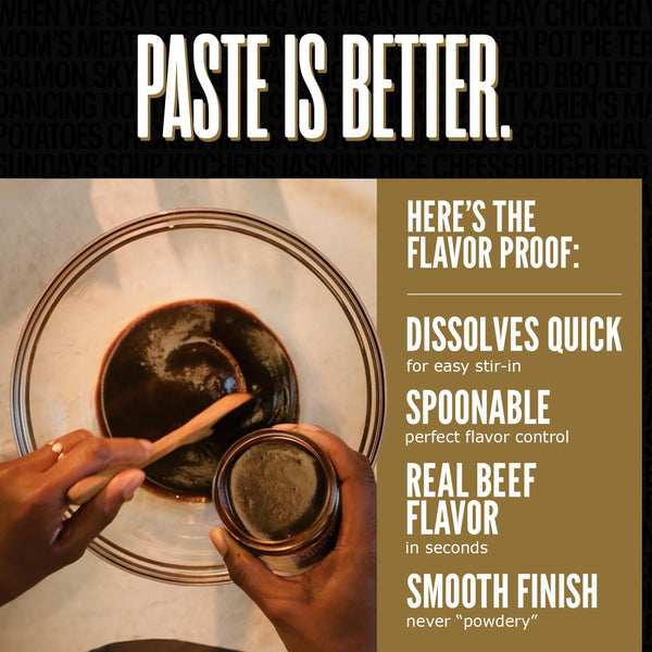 Better Than Bouillon Premium Roasted Beef Broth Base, Makes 38 Cups, 8 oz, Richer Flavor