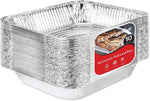 Stock Your Home Aluminum Pans 9x13 Disposable Foil Pans (30 Pack) - Half Size Steam Table Deep Trays - Tin Foil Pans Great for Cooking, Heating, Storing, Prepping Food