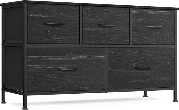 SONGMICS Dresser for Bedroom Storage Unit with 8 Non-Woven Fabric Drawers