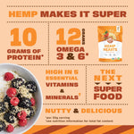 Manitoba Harvest Hemp Hearts, Shelled Hemp Seeds - 16oz - 10g Plant Protein & 12g Omega 3 & 6 per 30g serving - Easy to Digest with 9 Amino Acids - Gluten Free, Non-GMO Project Verified