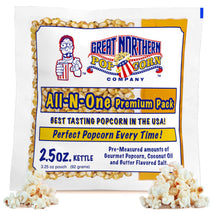 12-Count Pre-Measured Popcorn Packs for Popping Machines