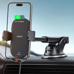 APPS2Car Car Phone Mount with Suction Cup, Universal Windshield Dashboard Holder with Sticky Gel Pad, Compatible with iPhone 17/16/15/14/13, Samsung, Most Smartphones