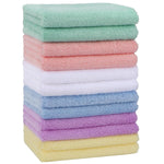 homexcel microfiber coral fleece baby washcloths 24 pack 7x9 inch
