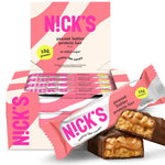 N!CK'S Protein Bars Salty Peanut Chocolate, 12-Count Box, 15g Protein, 200 Calories