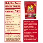 Sun-Maid California sun-dried raisins 2-pack 32 oz resealable bag natural sweetener snack