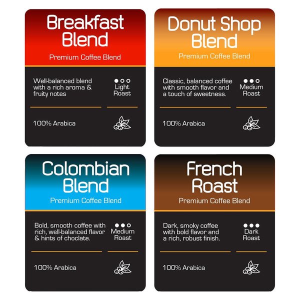 Roast Ridge Single Serve Coffee Pods Variety Pack for Keurig K-Cup Brewers
