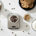 Etekcity Food Kitchen Scale, Digital Grams and Ounces for Weight Loss, Baking, Cooking, Keto and Meal Prep, LCD Display, Medium, 304 Stainless Steel