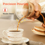 Cosori Pour Over Coffee Maker with Double Layer Stainless Steel Filter, 8-Cup, 34oz, Drip Coffee Brewer