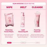 The Face Shop Rice Water Bright Makeup Remover Wipes with Rice Extract for Brightening and Moisturizing