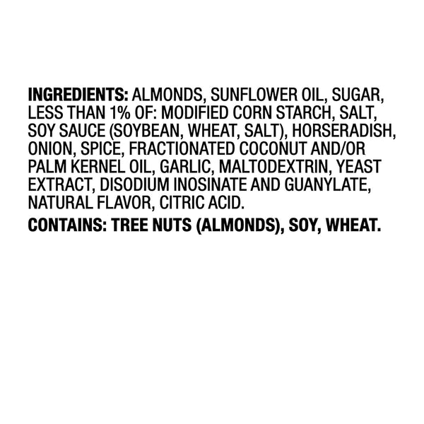 Blue Diamond Wasabi and Soy Sauce Flavored Almonds, 25 Oz Bulk Bag, Pantry Staple, GMO-Free, Kosher Certified