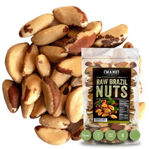 Brazil Nuts, 8oz, Wild Harvested, High Selenium, Gluten Free, Peanut Free, Non-GMO, Kosher, Resealable