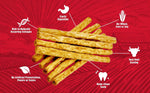Rewardables natural collagen and beef dog chews for healthy joints and skin 100 count high protein